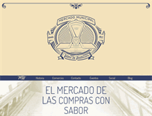 Tablet Screenshot of mercadovillavallecas.com